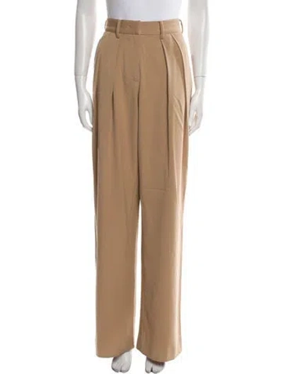Pre-owned Staud Wide Leg Pants W/ Tags In Neutral