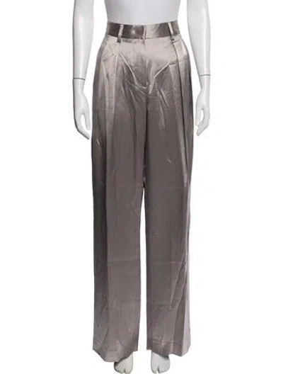 Pre-owned Staud Wide Leg Pants W/ Tags In Neutral