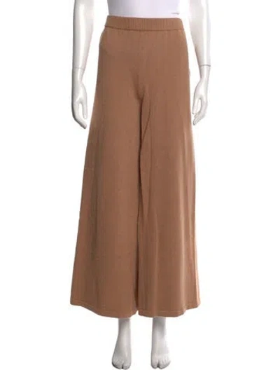 Pre-owned Staud Wide Leg Pants W/ Tags In Neutral