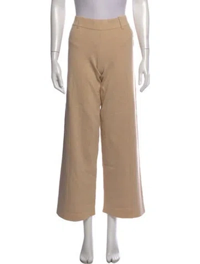 Pre-owned Staud Wide Leg Pants W/ Tags In Neutrals