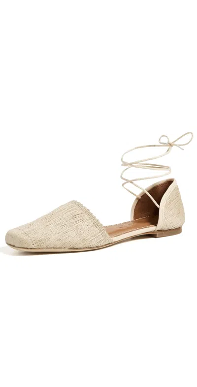 Staud Willa Flats Natural In Neutral