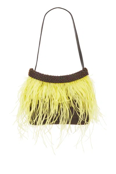 Staud Winslow Bag In Espresso & Canary