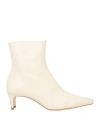 Staud Off-white Wally Ankle Boots In White