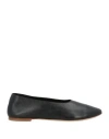 Staud Woman Ballet Flats Black Size 8 Leather