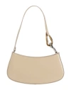 Staud Woman Handbag Beige Size - Leather In Sand