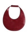 Staud Woman Handbag Burgundy Size - Leather In Red