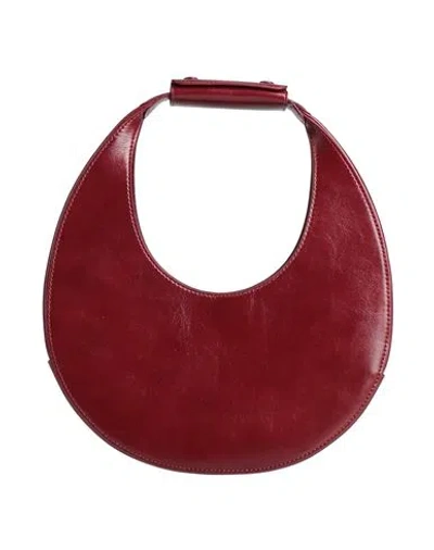 Staud Woman Handbag Burgundy Size - Leather In Red