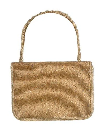 Staud Woman Handbag Gold Size - Textile Fibers