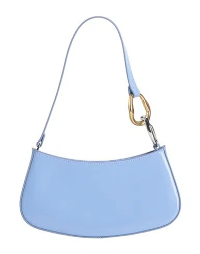 Staud Woman Handbag Light Blue Size - Leather