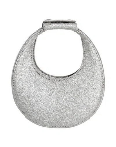 Staud Woman Handbag Silver Size - Leather