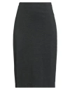 Staud Woman Midi Skirt Charcoal Size L Viscose, Nylon, Elastane