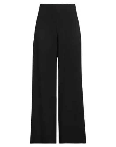 Staud Woman Pants Black Size 10 Polyester, Viscose, Elastane
