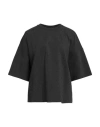 Staud Woman Top Charcoal Size M/l Viscose, Nylon, Elastane In Black