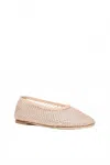Staud Alba Grosgrain-trimmed Crocheted Ballet Flats In White