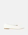 Staud Alba Ballet Flats Paper In White