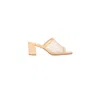 Staud Women's Alessandra Heel In Porcini Mesh In Multi