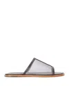 Staud Alessandra Slide Sandal In Espresso