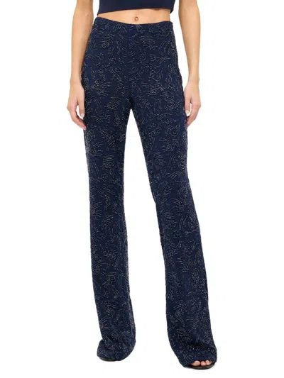 Staud Women's Avola Beaded Boot-cut Pants