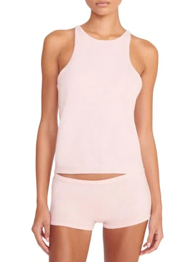 Staud Ayana Top In Cherry Blossom In White