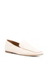Staud Becks Loafers In White