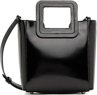 Staud Women's Black Leather Mini Shirley Bag Handbag Crossbody