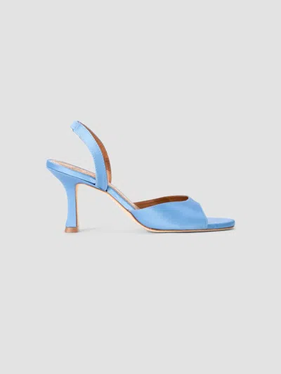 Staud Women's Brigitte 65mm Satin Heels In Blue