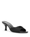 Staud Brigitte Satin Mules In Black