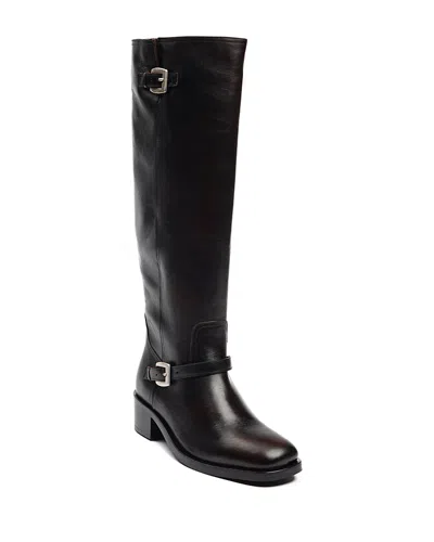 Staud Women's Brooklyn Leather Riding Boots In Black