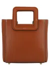 Staud Brown Shirley Bag Mini Tote In Brown