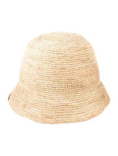 Pre-owned Staud Women's Bucket Hat In Neutrals