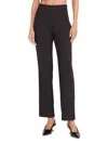 Staud Caleb Straight Leg Pant In Black In Black