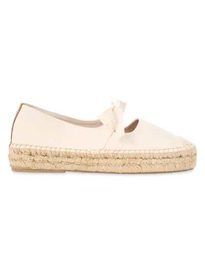 Staud Women's Calla Espadrille Mary Janes In White