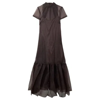 Staud Women's Calluna Floor Length Maxi Dress, Earth In Nude