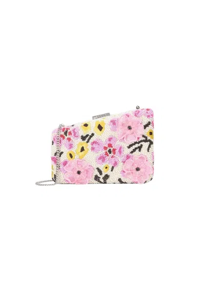 Staud Women's Carmella Beaded Clutch Bag In Pink