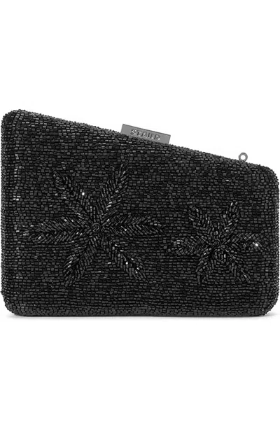 STAUD STAUD WOMEN'S CARMELLA BEADED CLUTCH, BLACK STARFISH