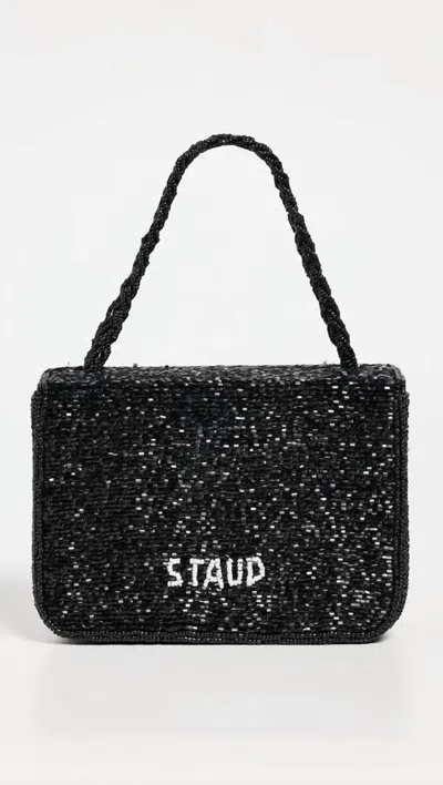 Staud Women's Carmen Beaded Box Bag In Black
