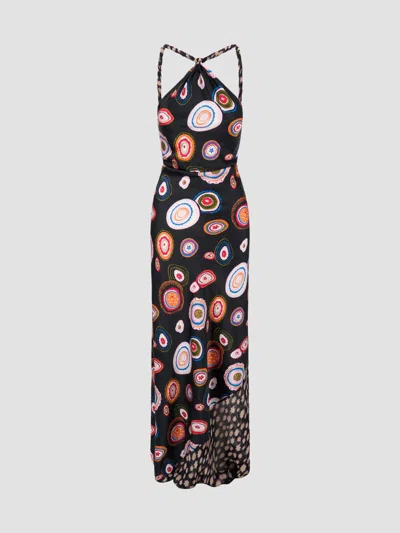 Staud Women's Charli Silk Maxi Dress In Millefiori Multi