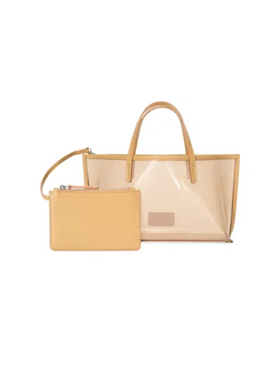 Staud Women's Christos Mini Logo Embossed Tote Bag In Brown