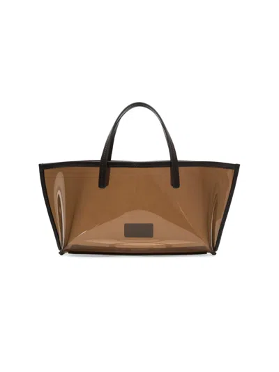 Staud Women's Christos Mini Open-top Tote Bag In Brown