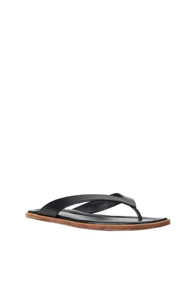 Staud Women's Dante Thong Slide In Black