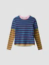 Staud Dillon Tee Potter Stripe Multi In Potter Stripe Multi