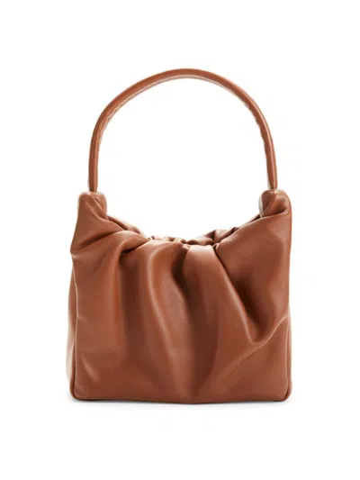 Staud Women's Felix Leather Top Handle Bag In Tan