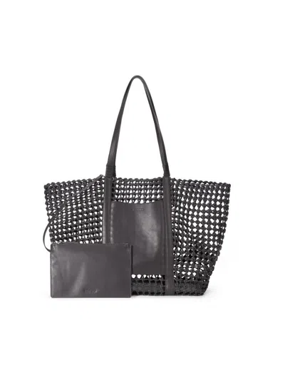 Staud Women's Getaway Hand-knotted Tote Bag In Brown