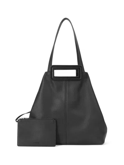 Staud Women's Grande Leather Tote Bag In Black