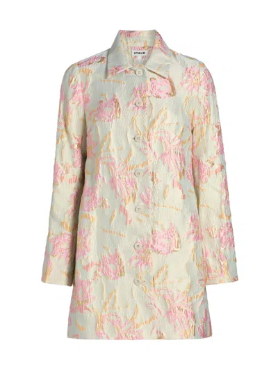 Staud Women's Halton Floral Brocade Jacket In Multi