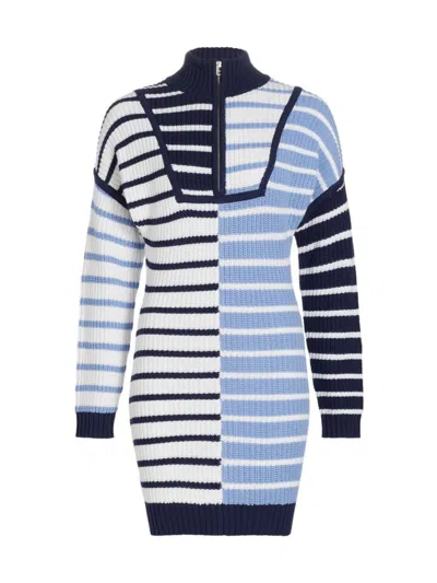 STAUD WOMEN'S HAMPTON STRIPE MINIDRESS