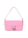 Staud Harlow Suede Shoulder Bag In Pink