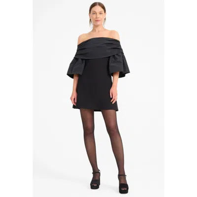 Staud Women's Harper Mini Dress, Black