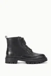 Staud Henry Combat Boots Black In Black
