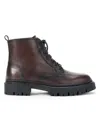 Staud Henry Combat Boots Espresso In Brown